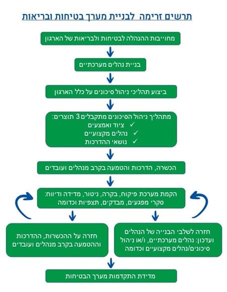 תרשים זרימה לבניית מערך בטיחות